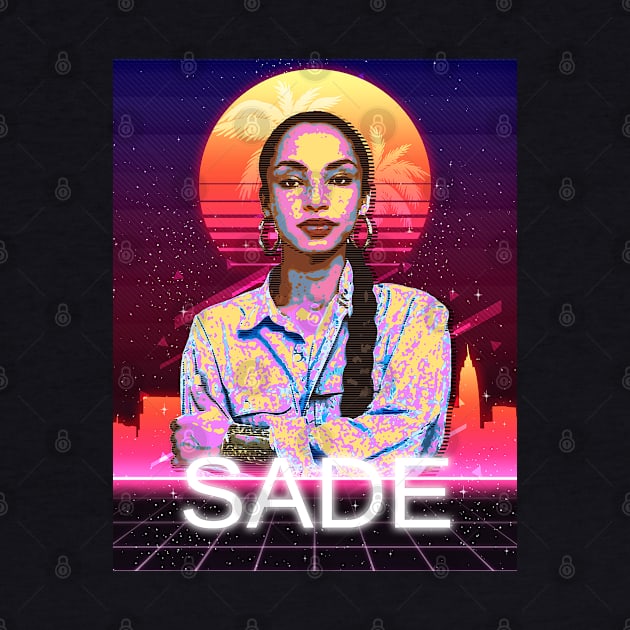 80's Poster Sade Adu by Suva